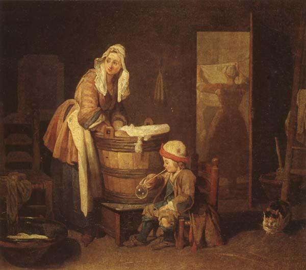 jean-Baptiste-Simeon Chardin The Washerwoman